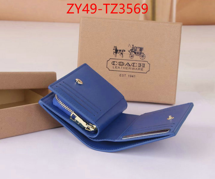 Coach Bags(4A)-Wallet what ID: TZ3569 $: 49USD,
