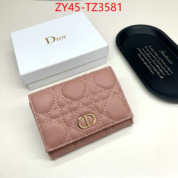 Dior Bags(4A)-Wallet- high quality aaaaa replica ID: TZ3581 $: 45USD,