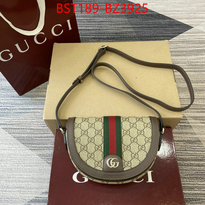 Gucci Bags(TOP)-Crossbody- counter quality ID: BZ3925 $: 189USD,