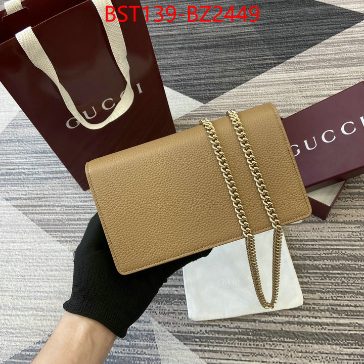 Gucci Bags(TOP)-Crossbody- new designer replica ID: BZ2449 $: 139USD,