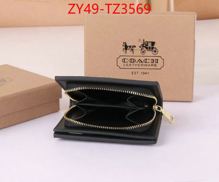 Coach Bags(4A)-Wallet what ID: TZ3569 $: 49USD,