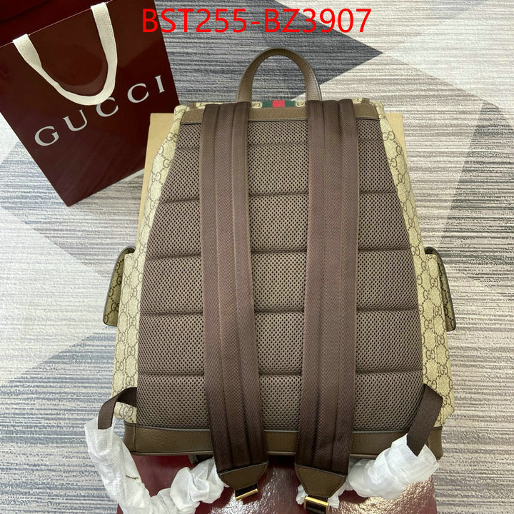 Gucci Bags(TOP)-Backpack- where to buy the best replica ID: BZ3907 $: 255USD,