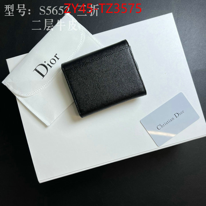 Dior Bags(4A)-Wallet- flawless ID: TZ3575 $: 45USD,