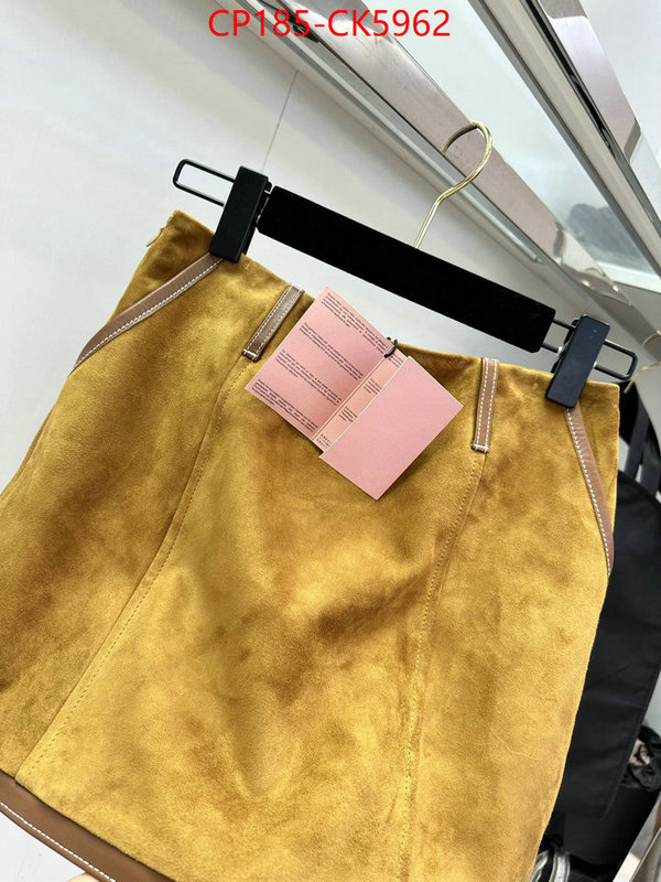 Clothing-MIU MIU buy aaaaa cheap ID: CK5962 $: 185USD