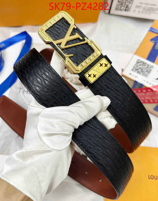 Belts-LV luxury cheap ID: PZ4282 $: 79USD