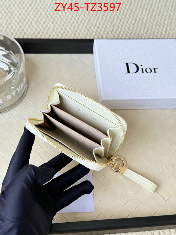 Dior Bags(4A)-Wallet- new designer replica ID: TZ3597 $: 45USD,