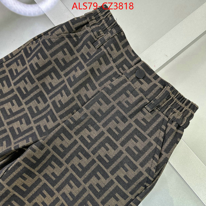 Kids clothing-Fendi unsurpassed quality ID: CZ3818 $: 79USD