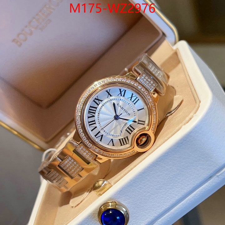 Watch(4A)-Cartier 2024 replica wholesale cheap sales online ID: WZ2976 $: 175USD