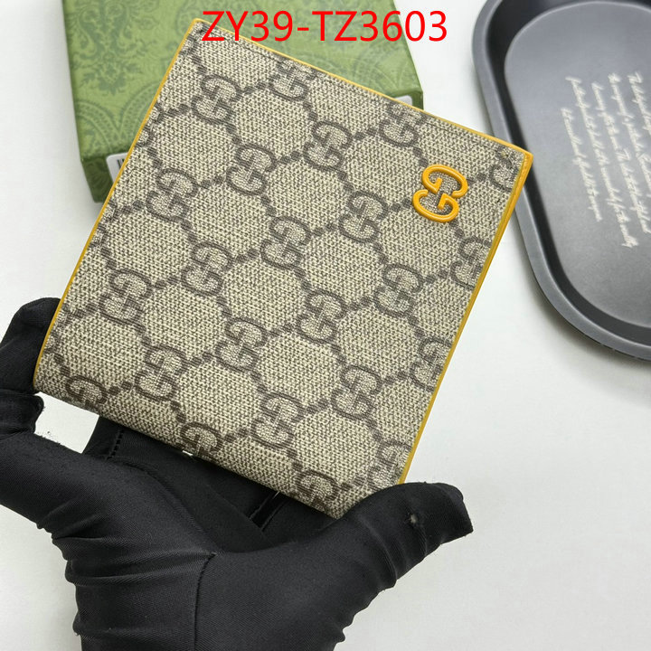 Gucci Bags(4A)-Wallet- 2024 replica wholesale cheap sales online ID: TZ3603 $: 39USD,