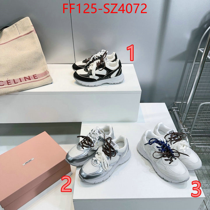 Women Shoes-Miu Miu best quality replica ID: SZ4072 $: 125USD
