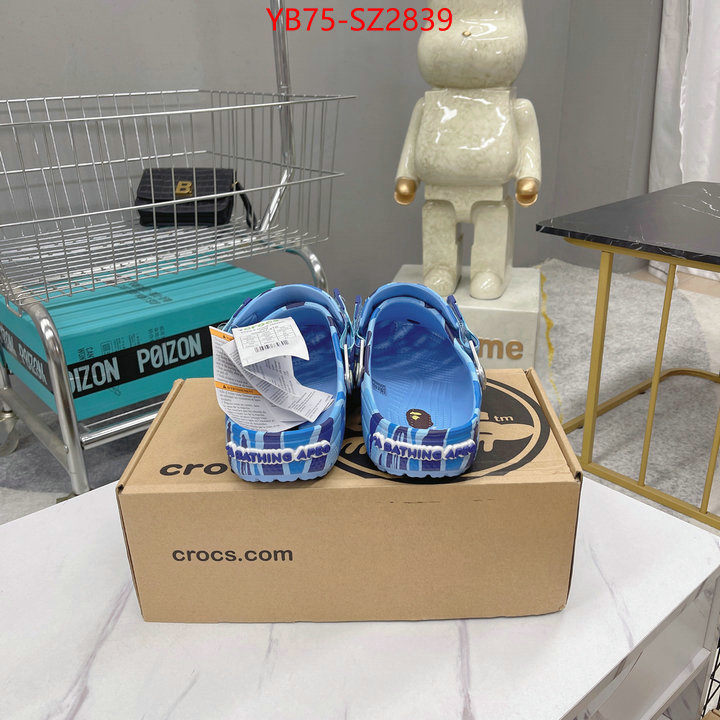 Men Shoes-Crocs replica aaaaa designer ID: SZ2839 $: 75USD