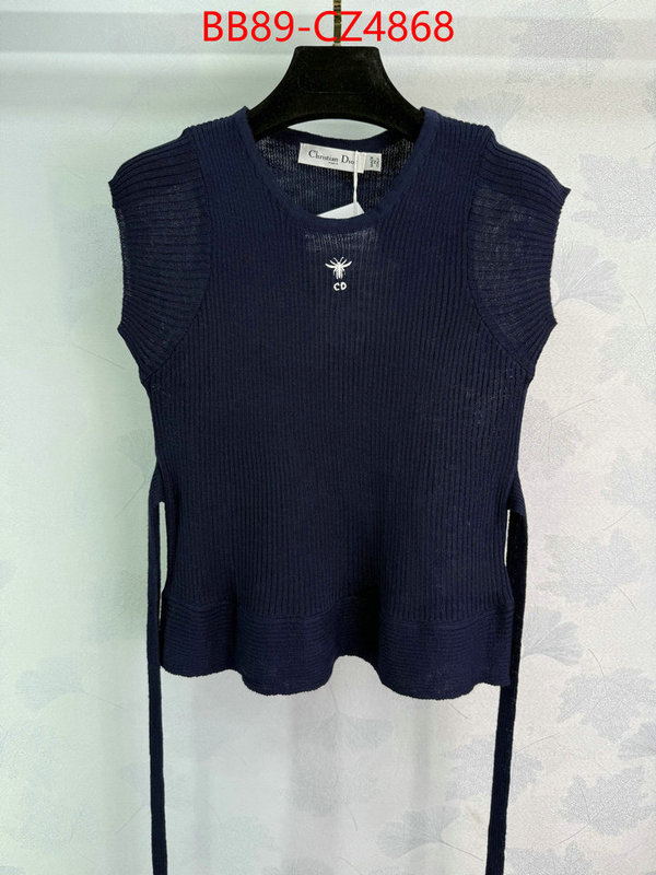 Clothing-Dior aaaaa+ quality replica ID: CZ4868 $: 89USD