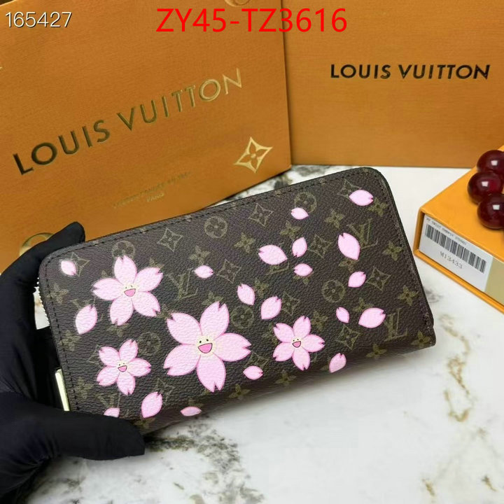 LV Bags(4A)-Wallet fake aaaaa ID: TZ3616 $: 45USD,