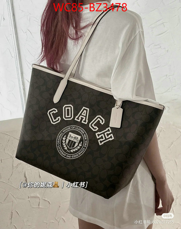 Coach Bags(4A)-Handbag- wholesale replica shop ID: BZ3478 $: 85USD,