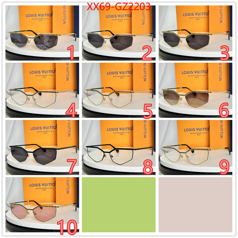 Glasses-LV luxury cheap ID: GZ2203 $: 69USD