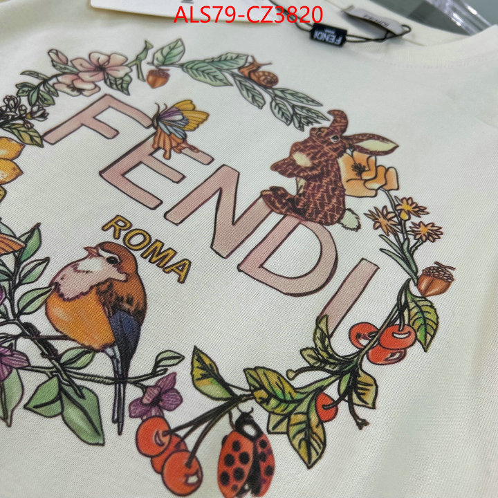 Kids clothing-Fendi highest quality replica ID: CZ3820 $: 79USD