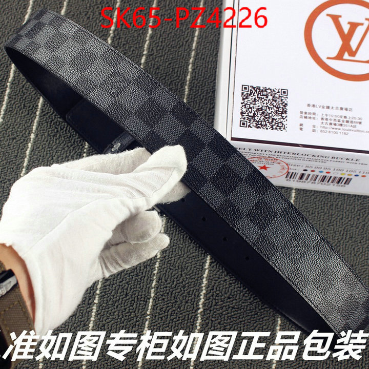 Belts-LV luxury cheap ID: PZ4226 $: 65USD