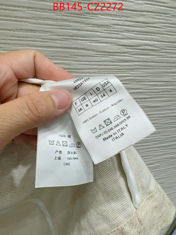 Clothing-Dior fake ID: CZ2272 $: 145USD