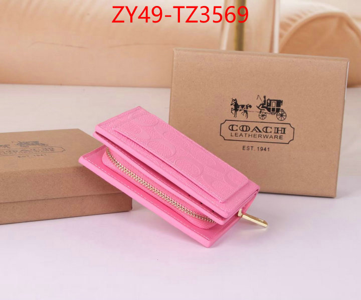 Coach Bags(4A)-Wallet what ID: TZ3569 $: 49USD,