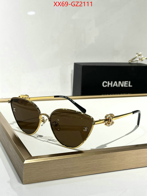 Glasses-Chanel aaaaa+ replica designer ID: GZ2111 $: 69USD