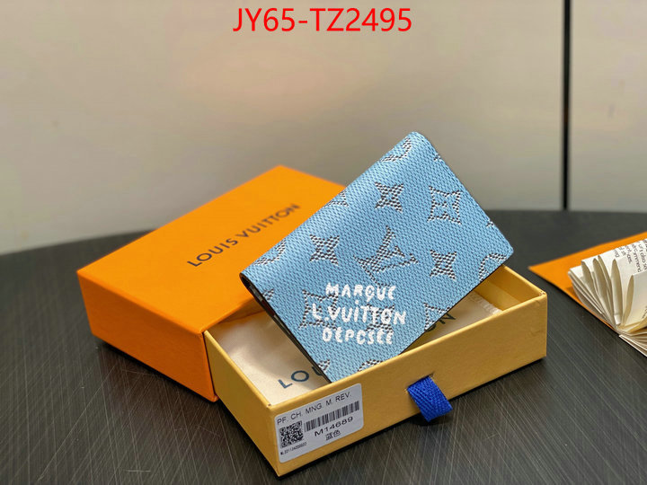 LV Bags(TOP)-Wallet outlet sale store ID: TZ2495 $: 65USD,