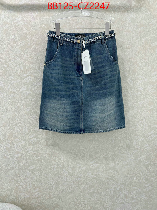 Clothing-Chanel top designer replica ID: CZ2247 $: 125USD