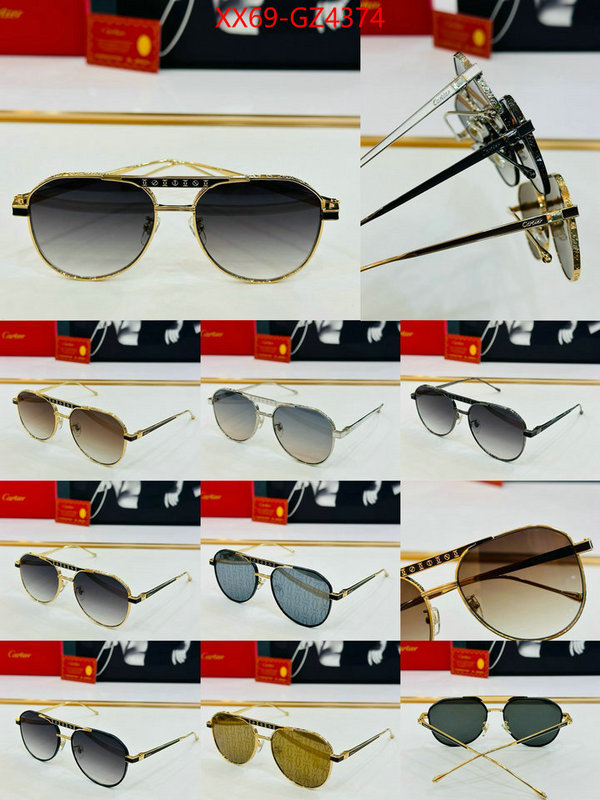 Glasses-Cartier buy high-quality fake ID: GZ4374 $: 69USD