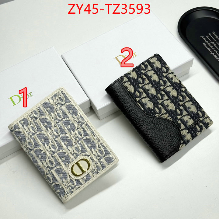 Dior Bags(4A)-Wallet- sellers online ID: TZ3593 $: 45USD,