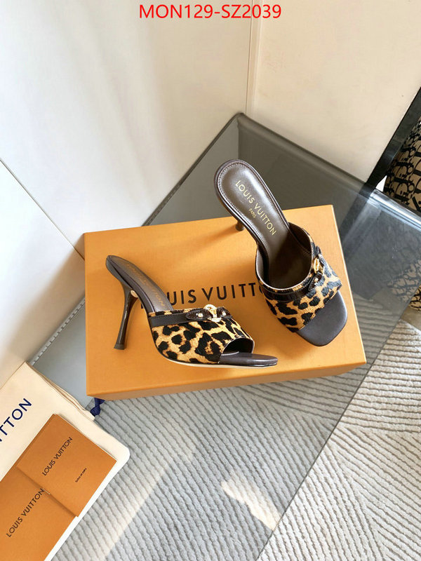 Women Shoes-LV luxury fake ID: SZ2039 $: 129USD