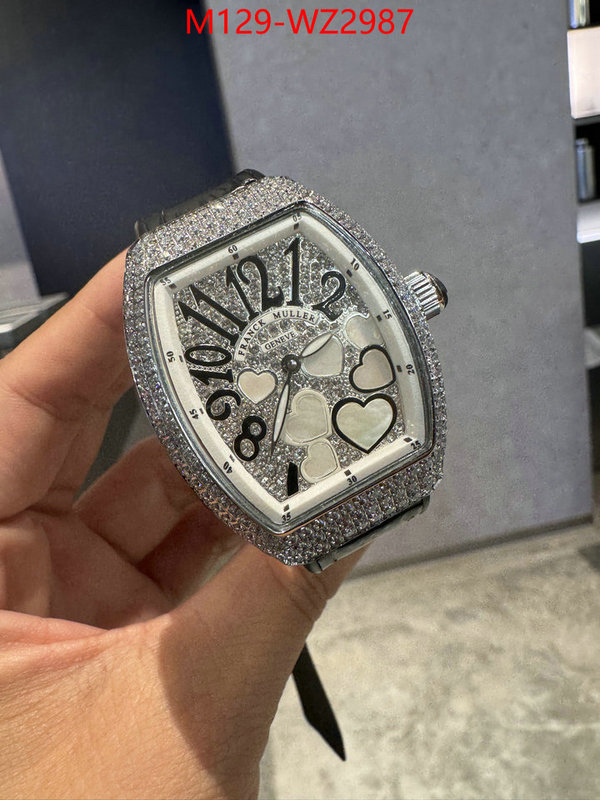 Watch(4A)-Franck Muller fake designer ID: WZ2987 $: 129USD
