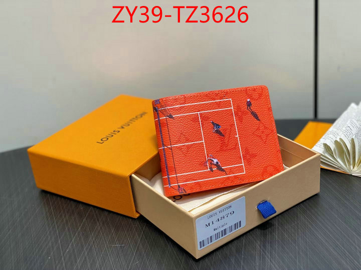LV Bags(4A)-Wallet what's best ID: TZ3626 $: 39USD,
