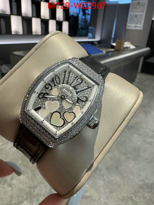 Watch(4A)-Franck Muller fake designer ID: WZ2987 $: 129USD