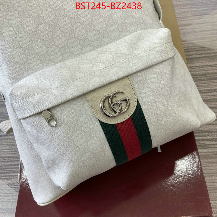 Gucci Bags(TOP)-Backpack- what's the best to buy replica ID: BZ2438 $: 245USD,