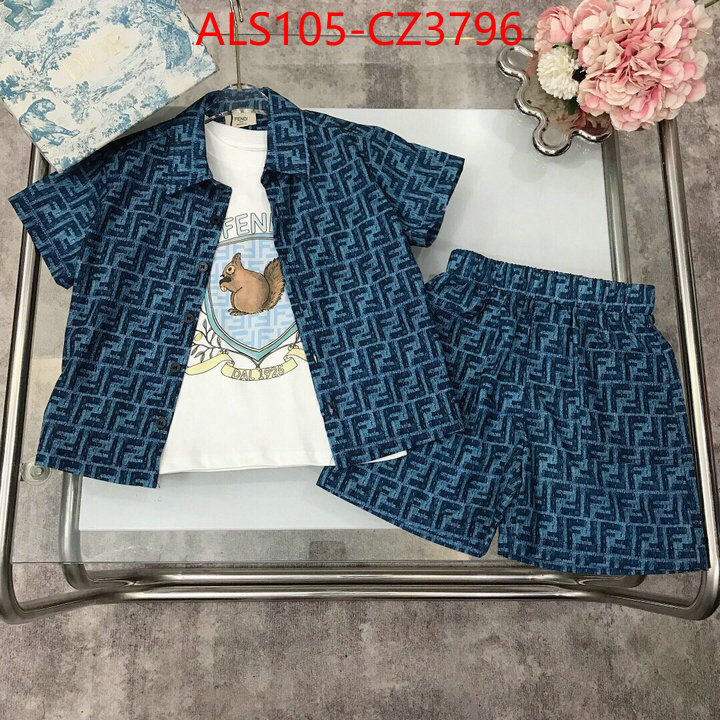 Kids clothing-Fendi sale outlet online ID: CZ3796 $: 105USD