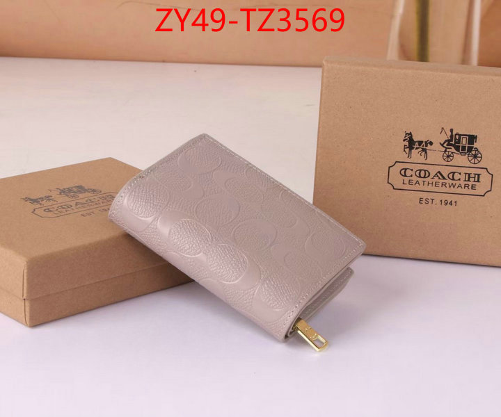 Coach Bags(4A)-Wallet what ID: TZ3569 $: 49USD,