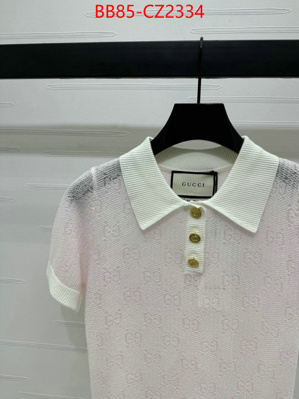 Clothing-Gucci high quality ID: CZ2333 $: 85USD