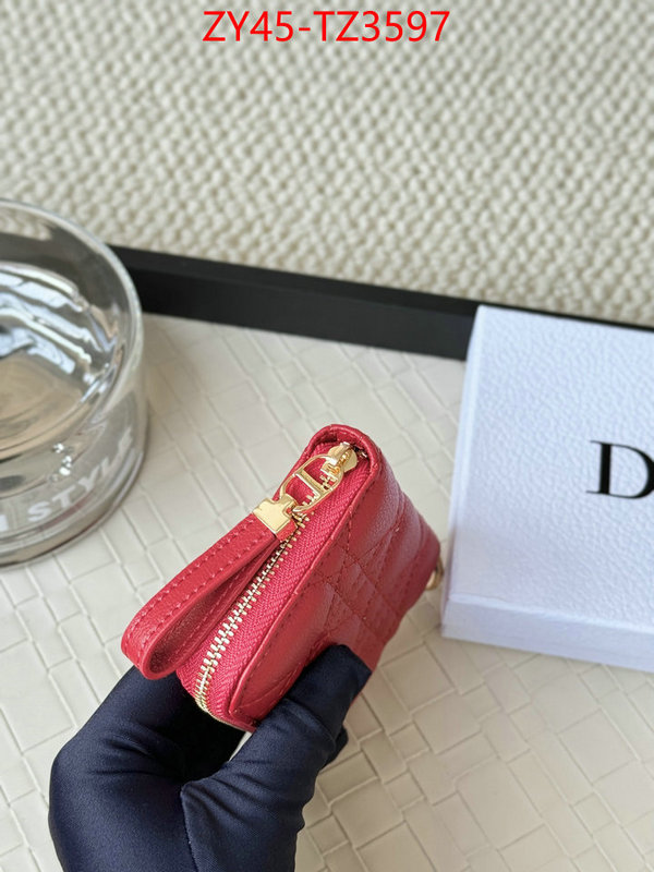 Dior Bags(4A)-Wallet- new designer replica ID: TZ3597 $: 45USD,