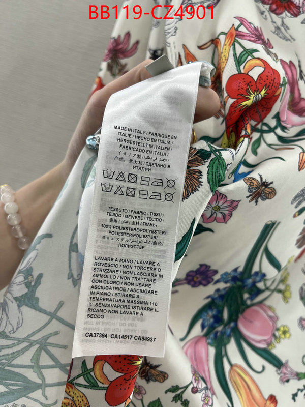 Clothing-Gucci top designer replica ID: CZ4901 $: 119USD