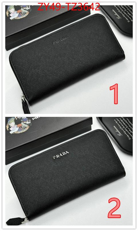 Prada Bags(4A)-Wallet best site for replica ID: TZ3642 $: 49USD,