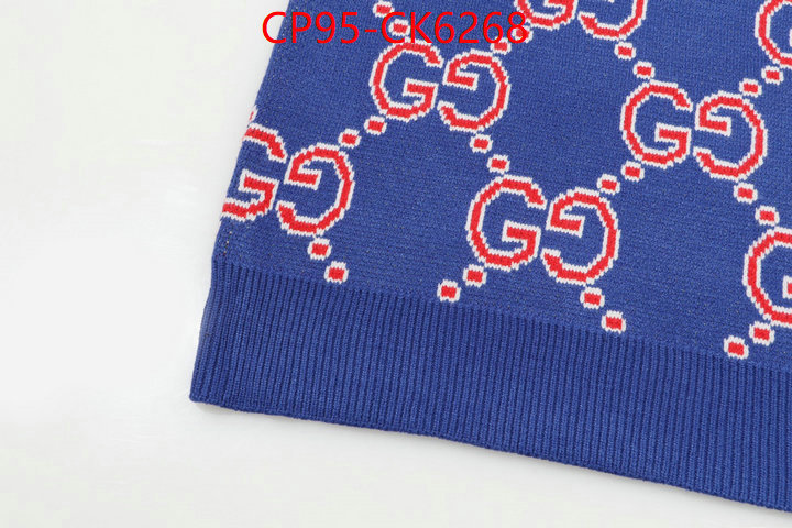 Clothing-Gucci shop designer replica ID: CK6268 $: 95USD