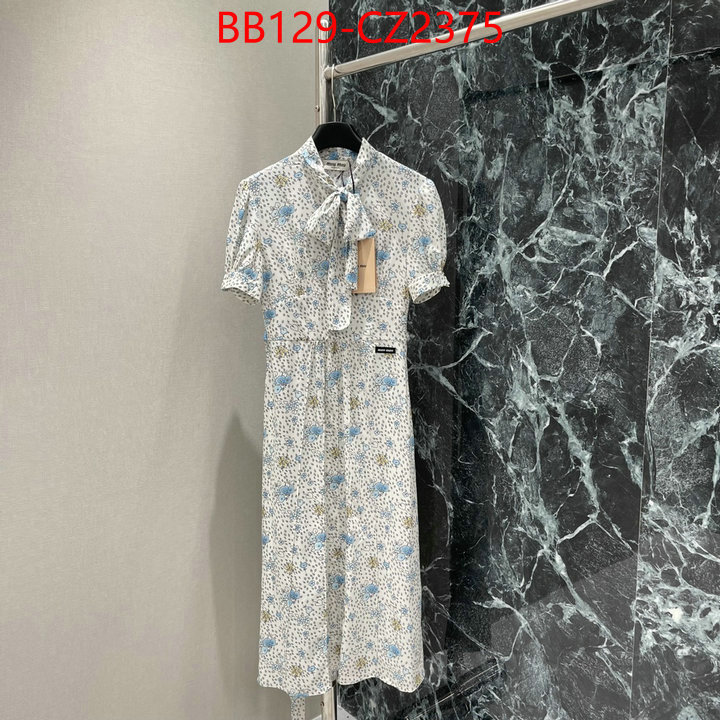 Clothing-MIU MIU high quality 1:1 replica ID: CZ2375 $: 129USD
