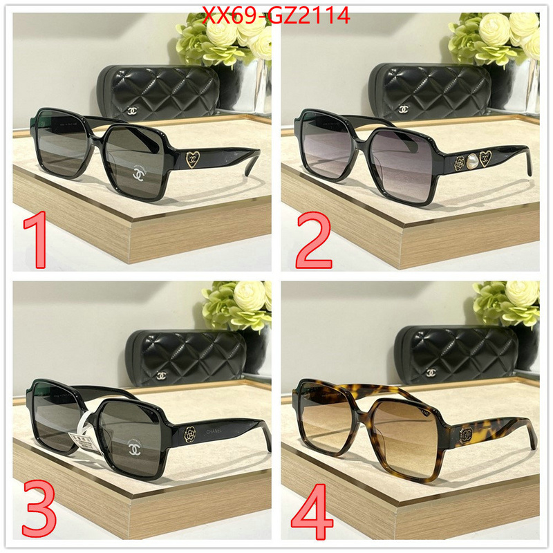 Glasses-Chanel aaaaa class replica ID: GZ2114 $: 69USD