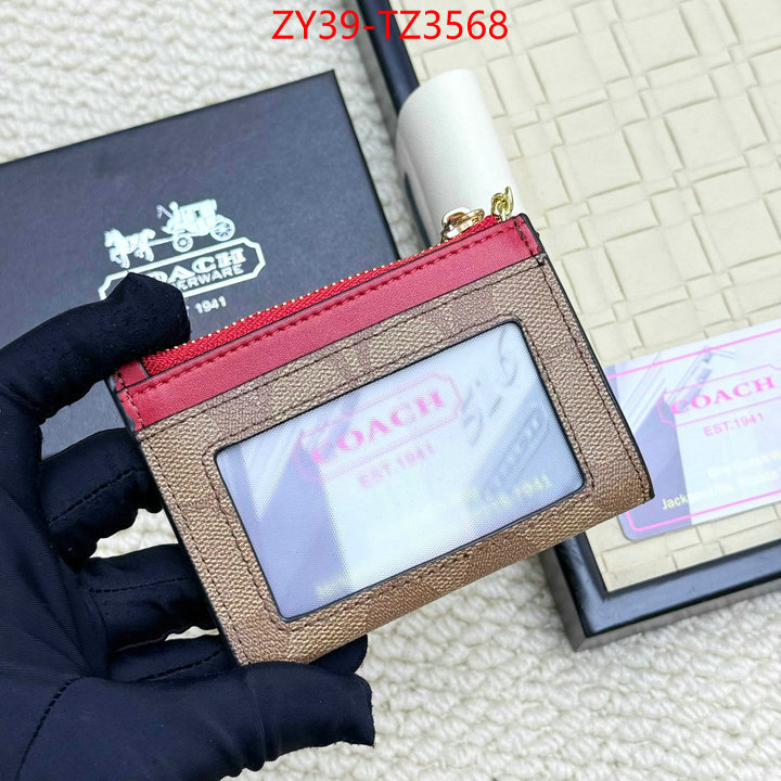 Coach Bags(4A)-Wallet high quality replica ID: TZ3568 $: 39USD,