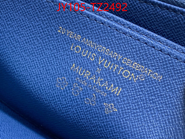 LV Bags(TOP)-Wallet perfect quality ID: TZ2492 $: 105USD,