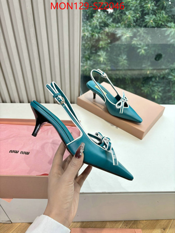 Women Shoes-Miu Miu 1:1 replica ID: SZ2046 $: 129USD