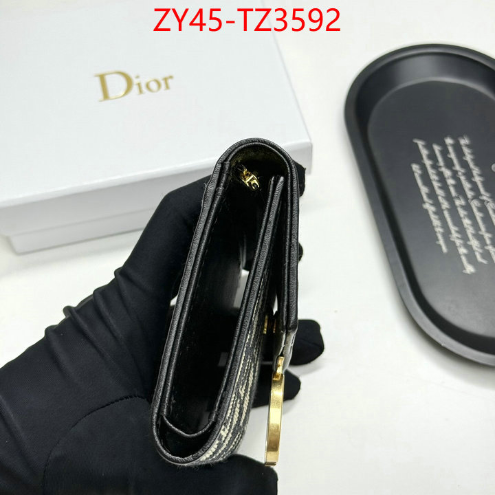 Dior Bags(4A)-Wallet- top quality website ID: TZ3592 $: 45USD,