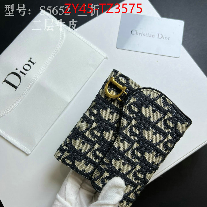 Dior Bags(4A)-Wallet- flawless ID: TZ3575 $: 45USD,