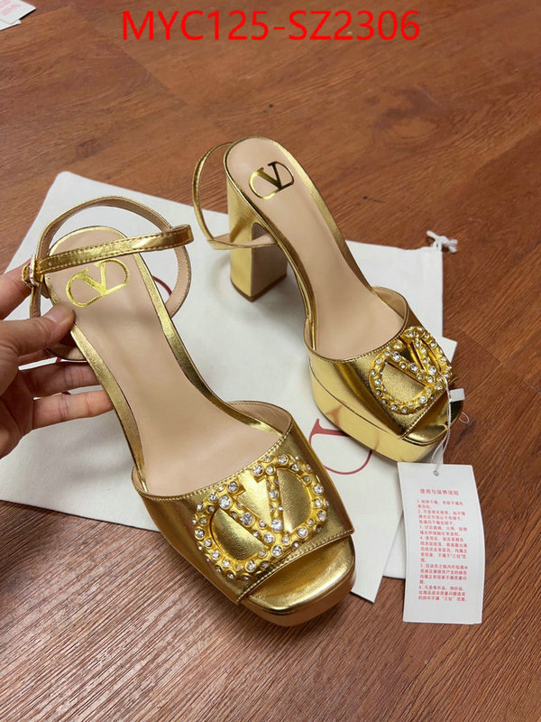 Women Shoes-Valentino best knockoff ID: SZ2306 $: 125USD