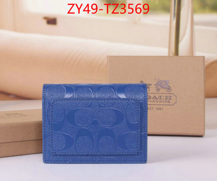 Coach Bags(4A)-Wallet what ID: TZ3569 $: 49USD,