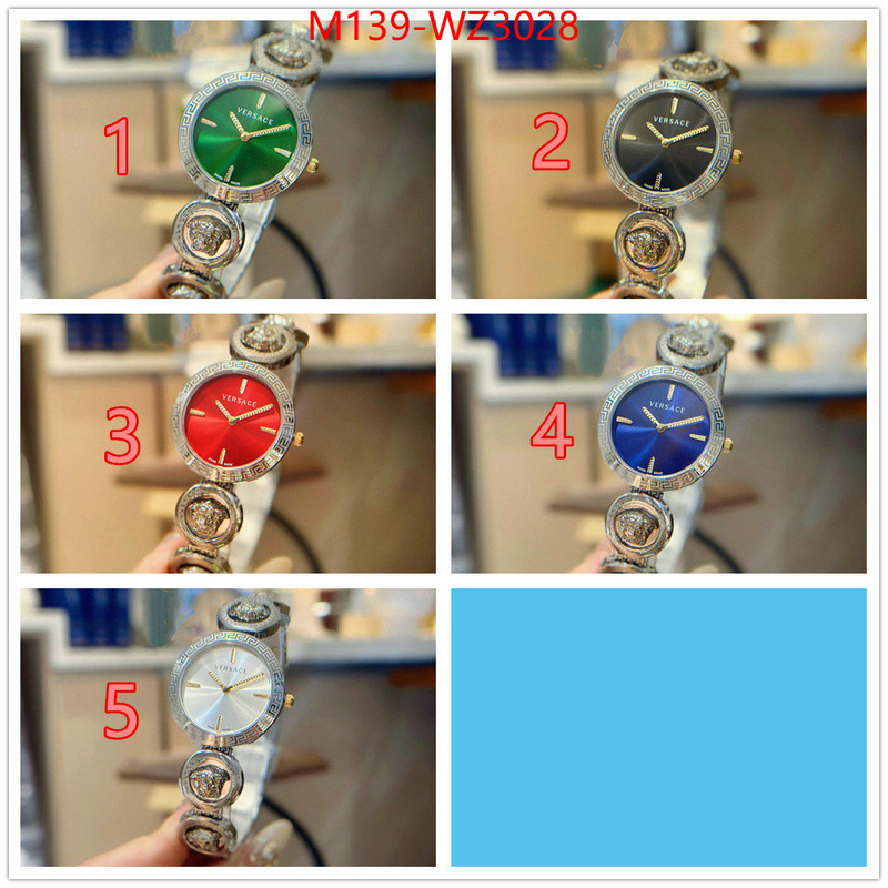 Watch(4A)-Versace wholesale sale ID: WZ3028 $: 139USD